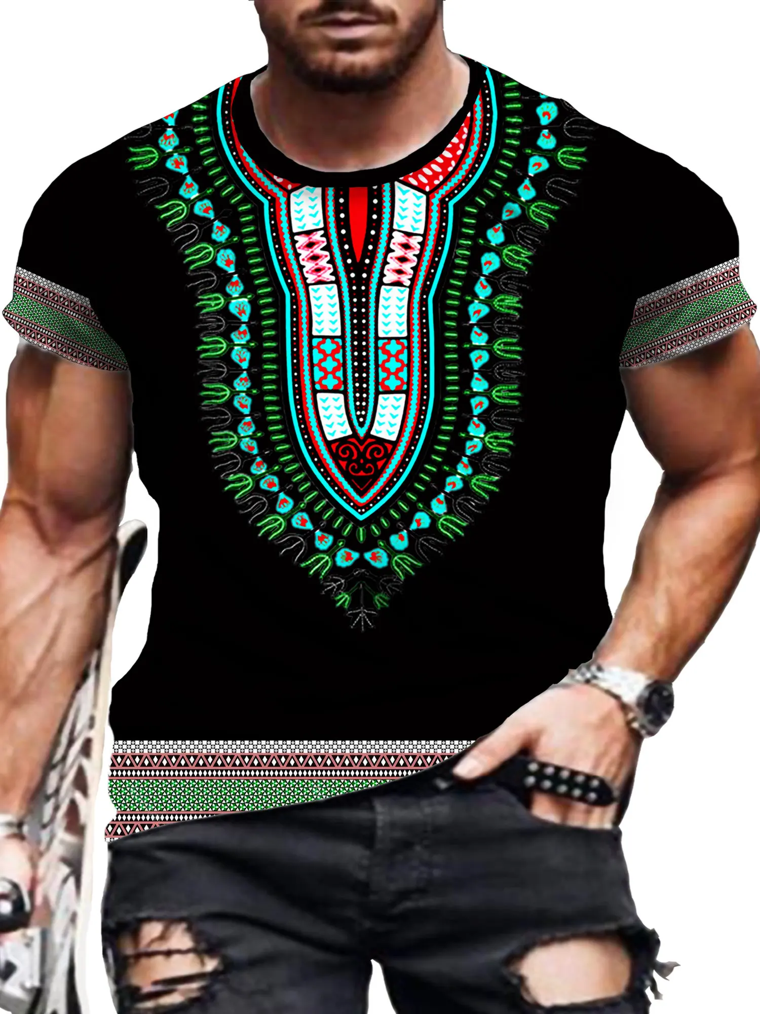 Men'S Ethnic & Formal Designer Wear Studio S - تي شيرت رجالي غير رسمي ثقافة