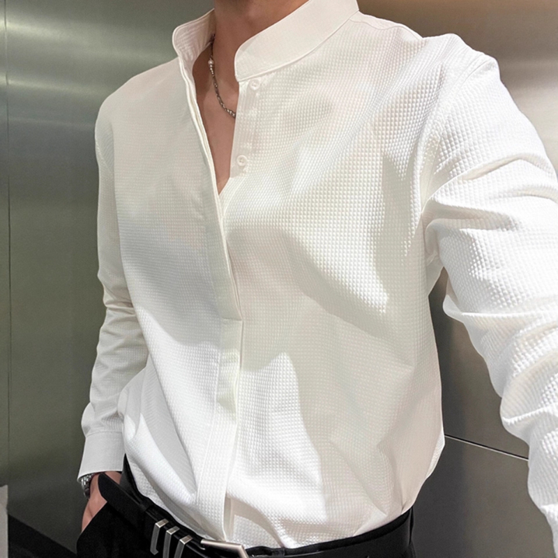 Formal Wear For Men Xxl - قميص رجالي جديد للخريف بأسلوب ناضج