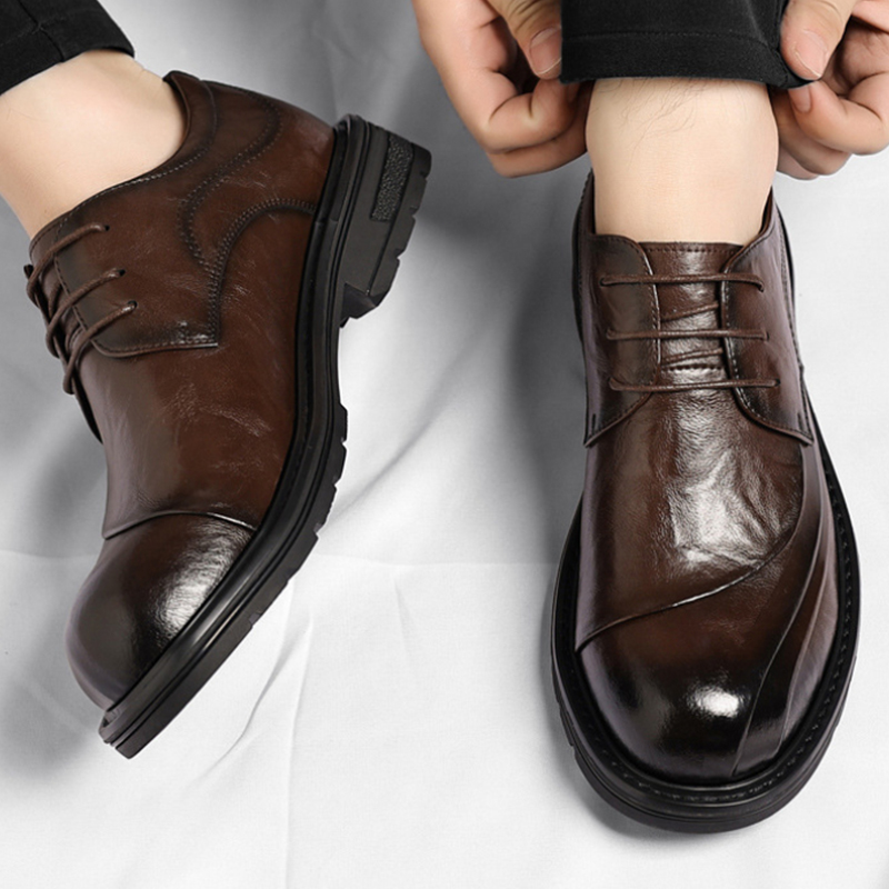 Men'S Formal Wear For Office - أحذية رسمية من الجلد الطبيعي المصقول