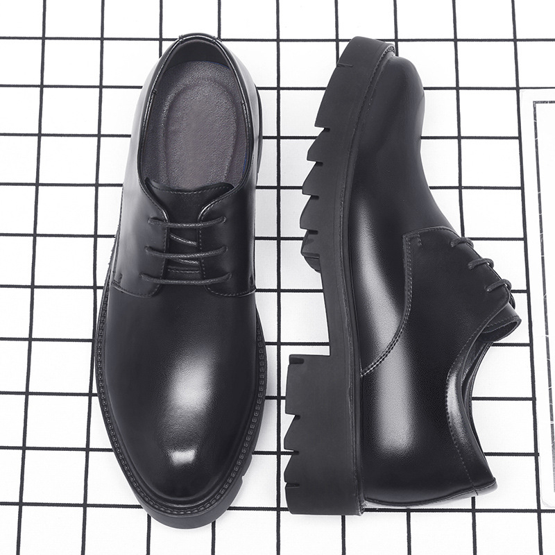 Men'S Formal Wear For Office - أحذية رجالية رسمية سوداء من الجلد