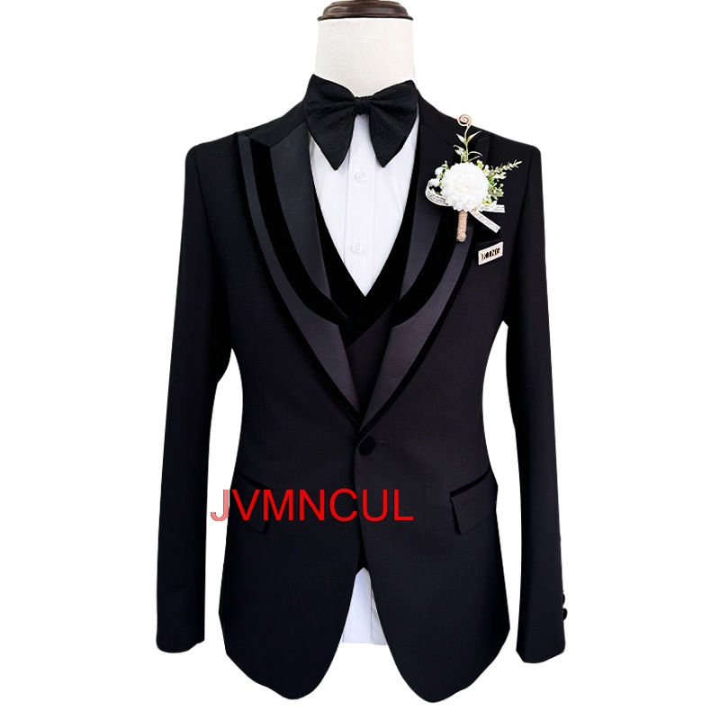 Men'S Formal Wear For Reception - بدلة رجالية من 3 قطع بقصة