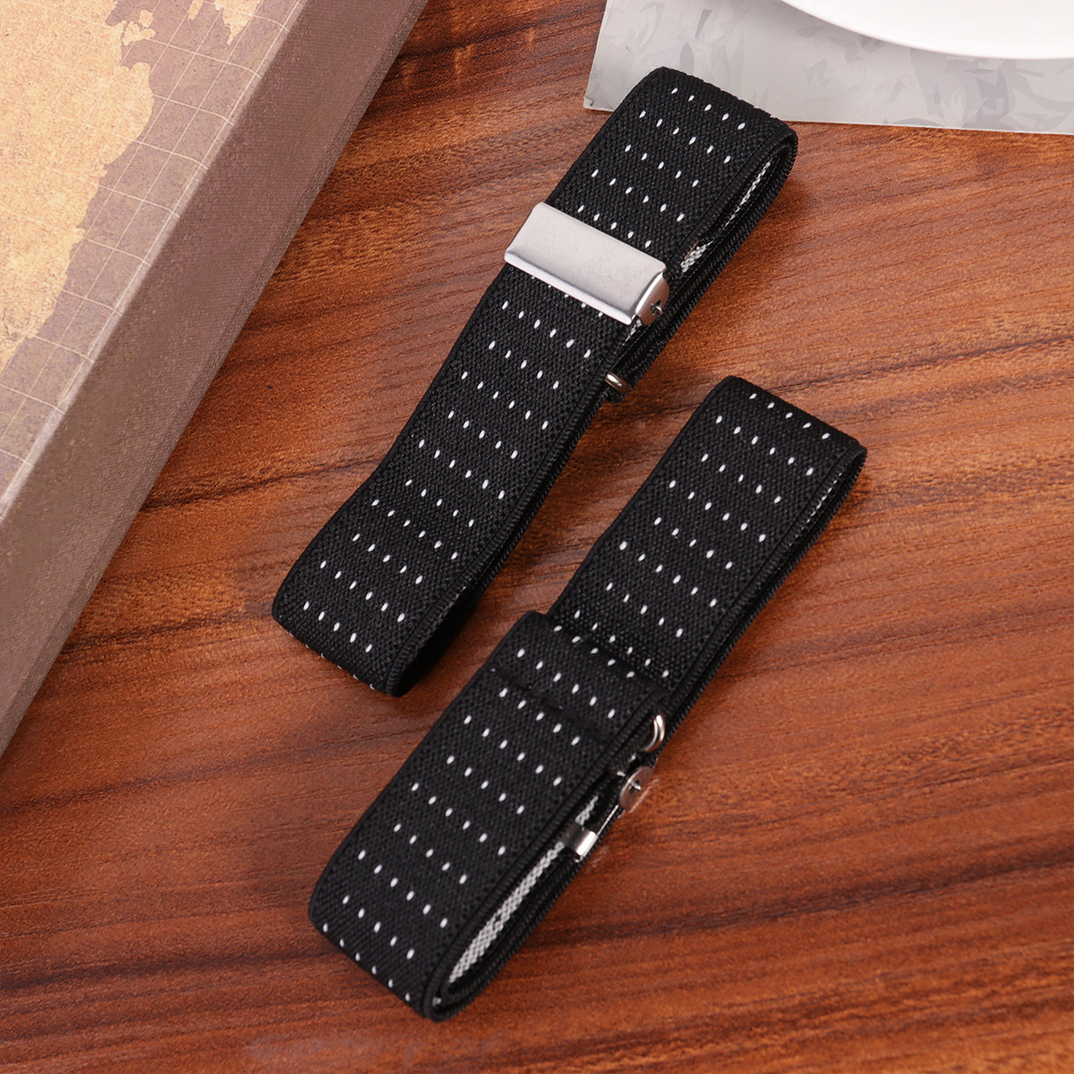 Men'S Formal Wear For Office - زوج واحد من أربطة تثبيت القميص