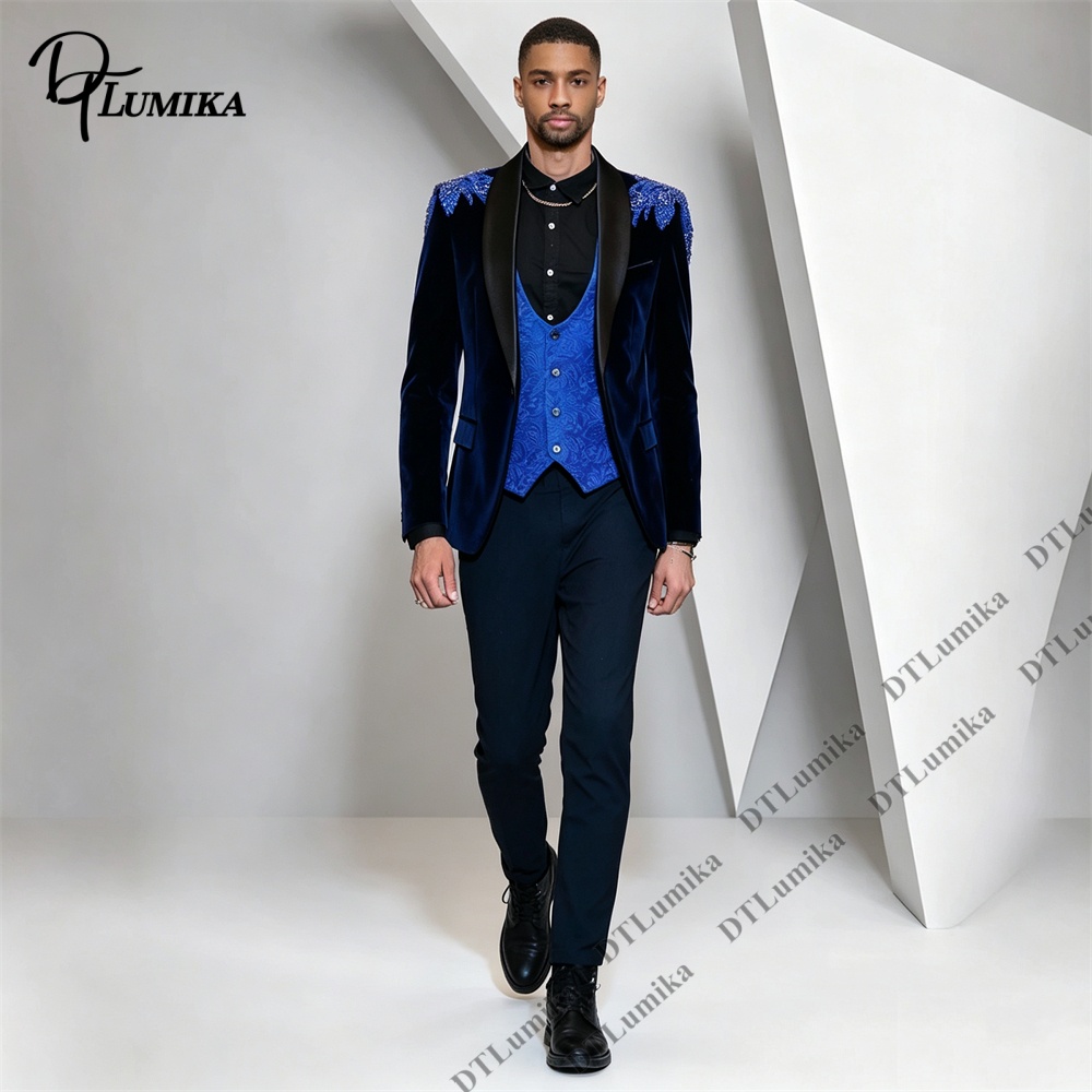 Men'S Formal Wear For Office - بدلة رجالية من ثلاث قطع من