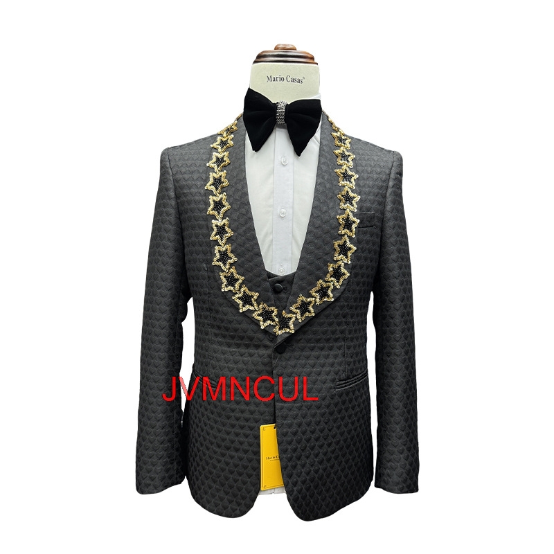بدلة رجالية من 3 قطع بقصة ضيقة - مراجعة Men'S Formal Wear For Reception وسعره
