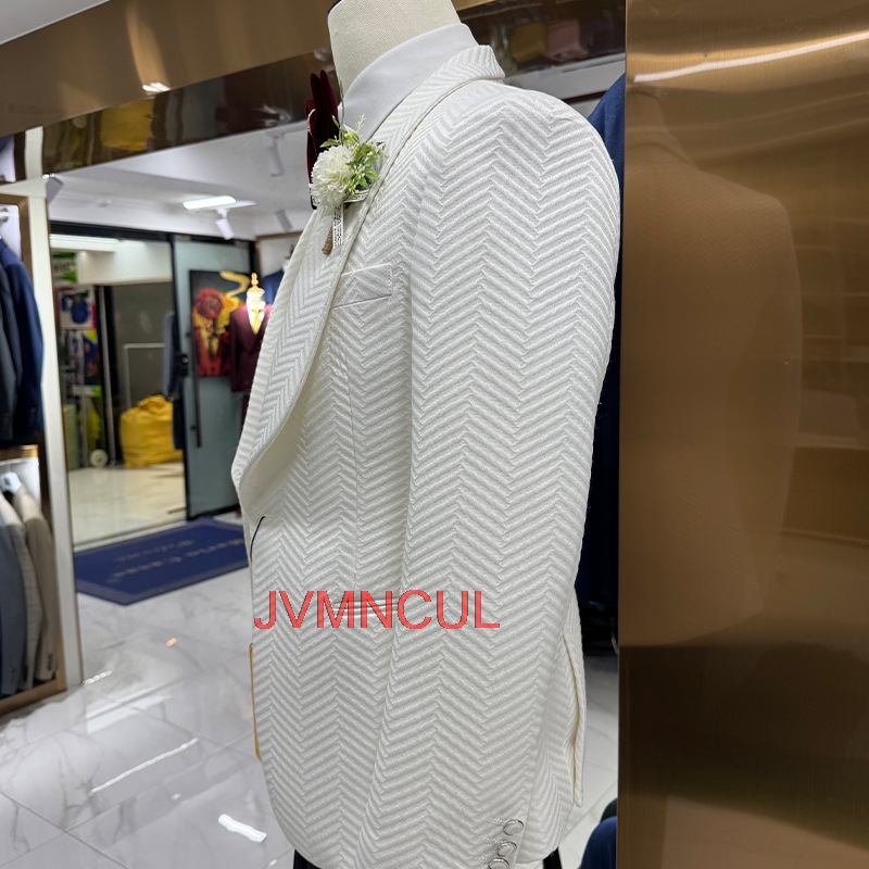 بدلة رجالية عصرية من 3 قطع بقص - مراجعة Men'S Formal Wear For Reception وسعره