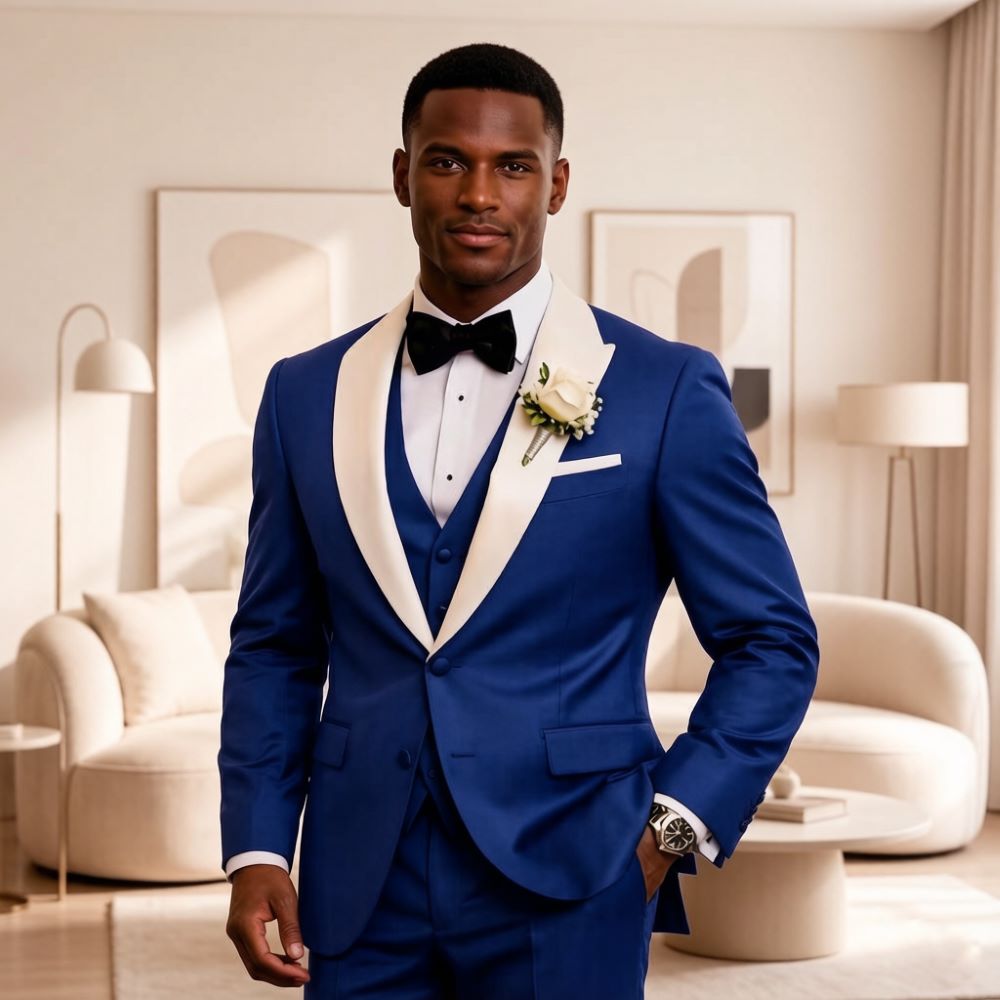 بدلة رجالية رسمية من 3 قطع بيا - مراجعة Men'S Formal Wear For Reception وسعره