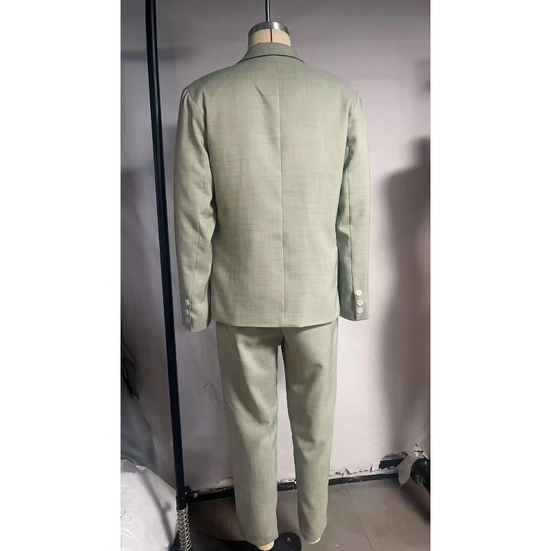 طقم بدلة وبنطلون رجالي بلون مو - مراجعة Large Men Formal Wear وسعره