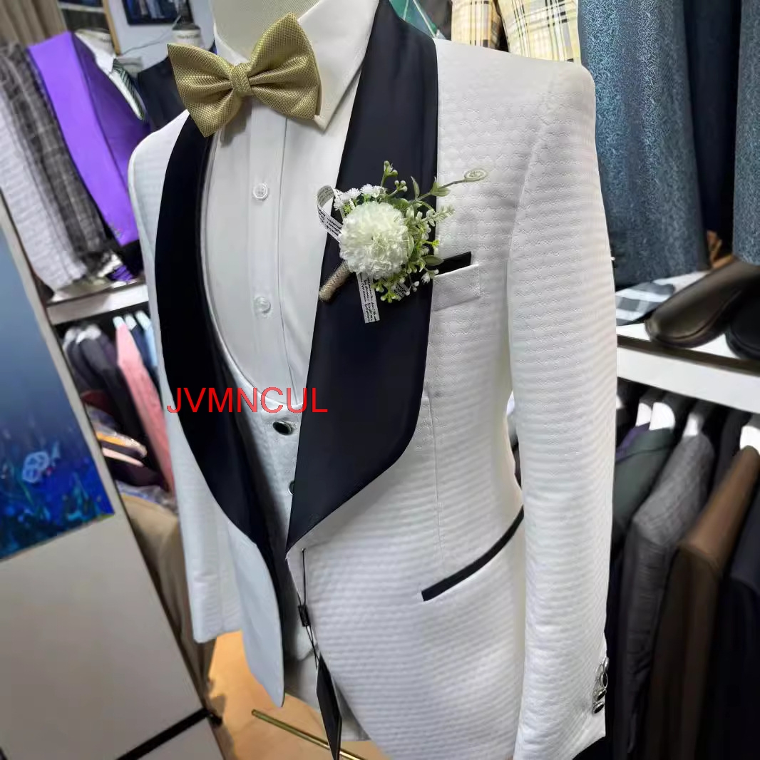بدلة رجالية بيضاء من الجاكار م - مراجعة Men'S Formal Wear For Reception وسعره