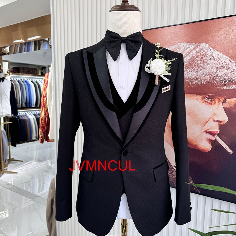 بدلة رجالية من 3 قطع بقصة ضيقة - مراجعة Men'S Formal Wear For Reception وسعره
